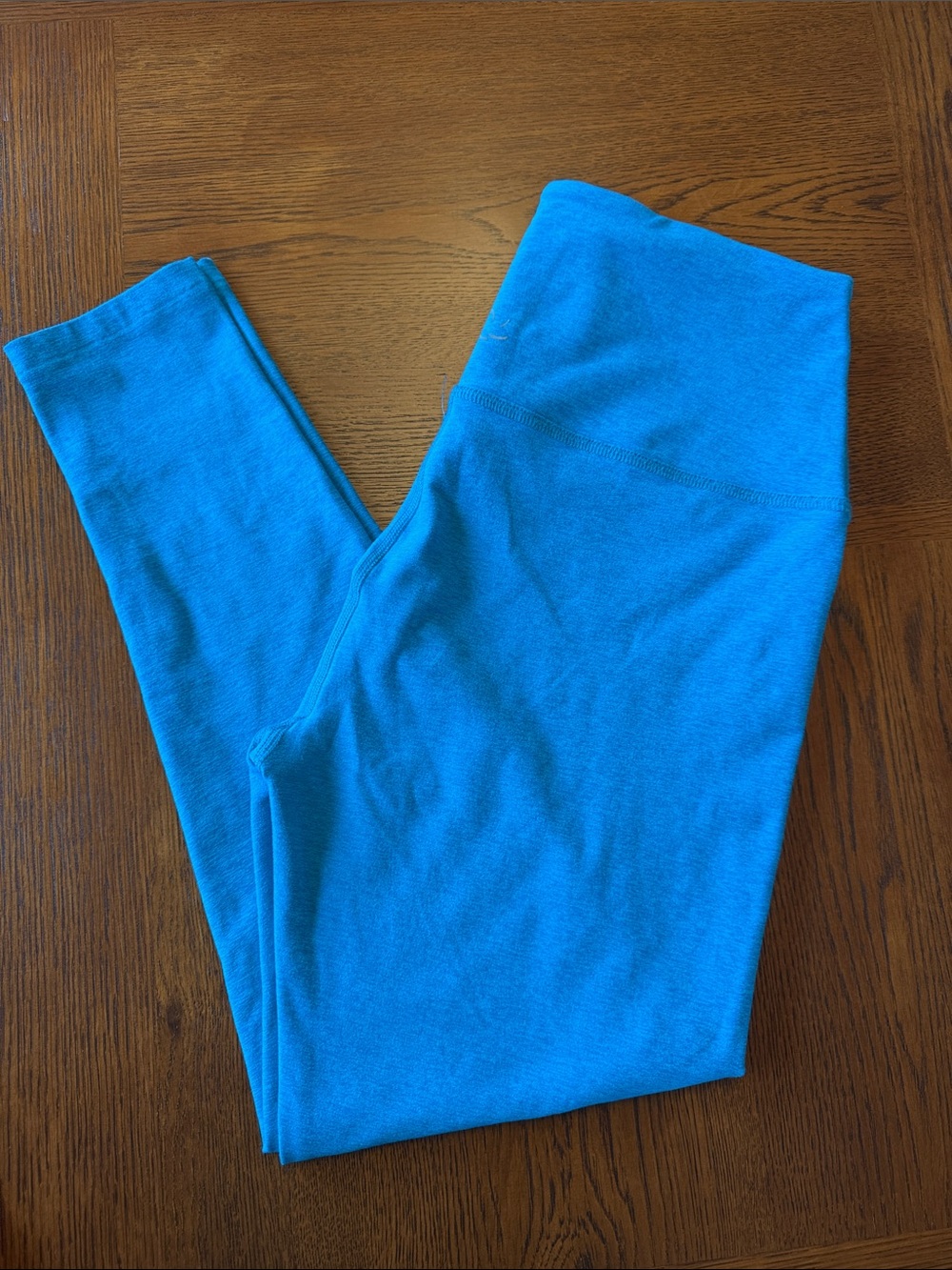 Beyond Yoga Bright Turquoise Spacedye Leggings